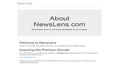 Desktop Screenshot of newslens.com